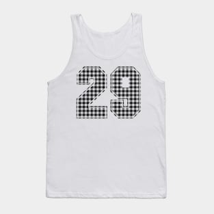 Plaid Number - 29 - Dark Tank Top